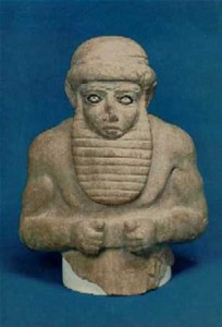 beardedman Sumerian bust of a Bearded Man circa 3500-3200 BC